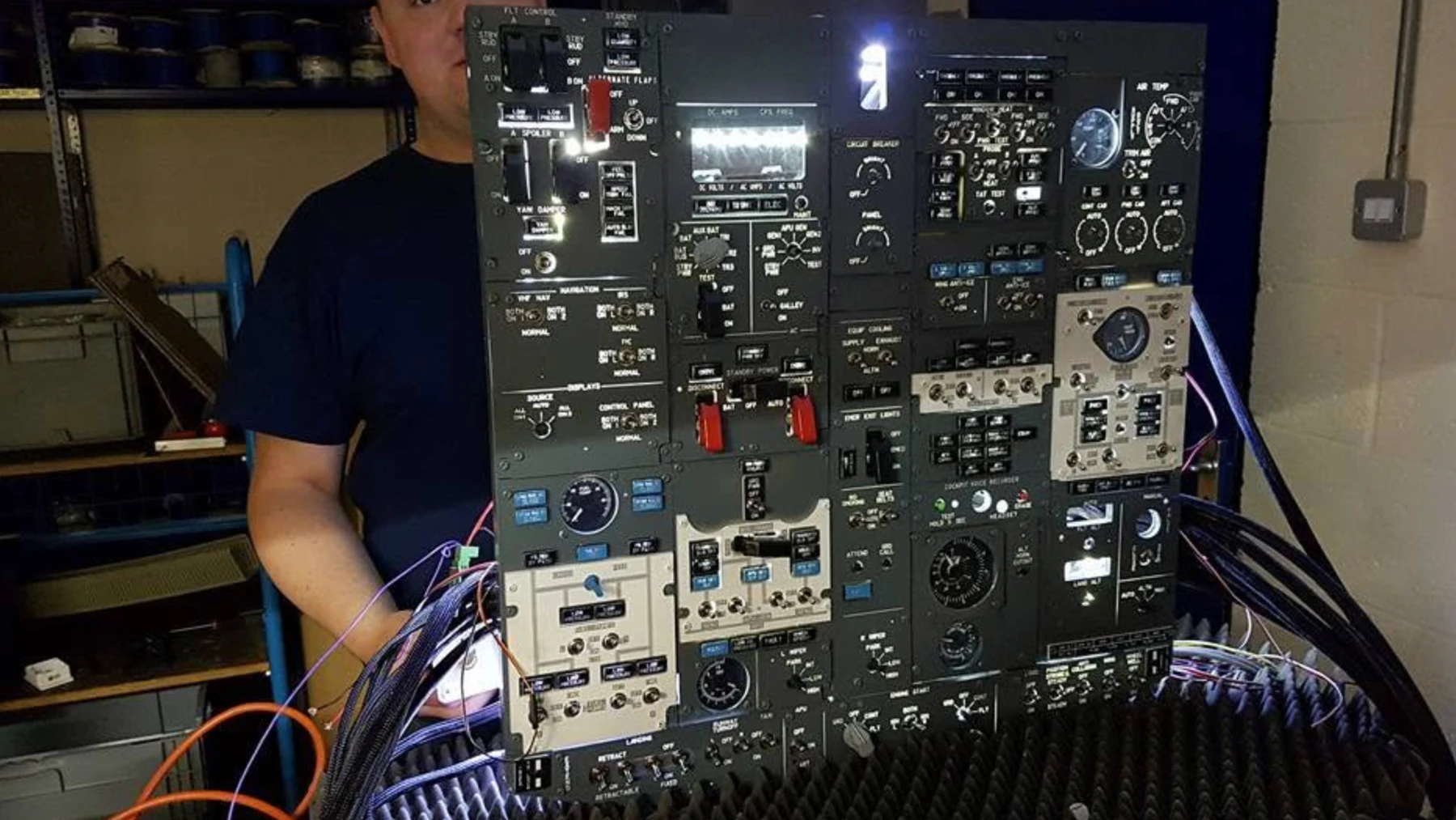Forward overhead prototype, front interface