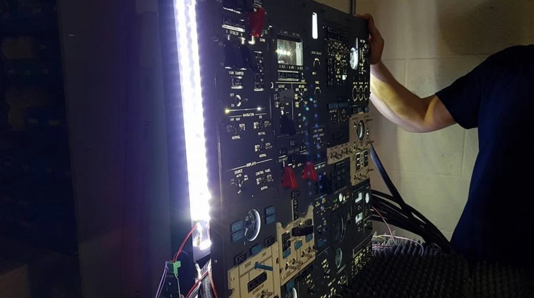 Forward overhead prototype with illumination