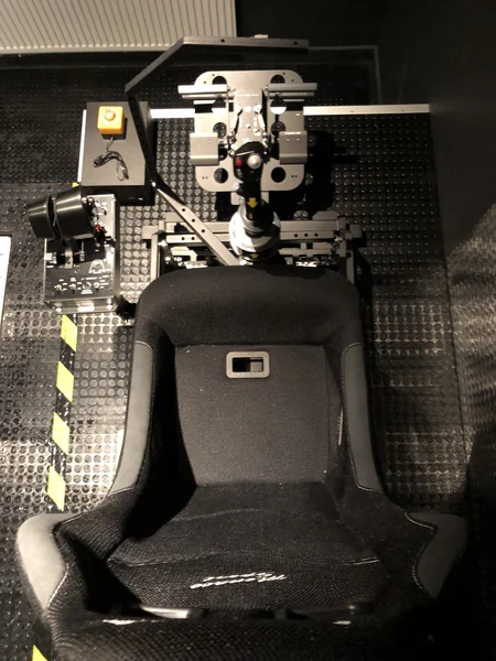 Top view of a complete VR station