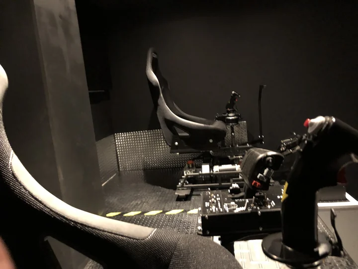 Side view of flight-control integration